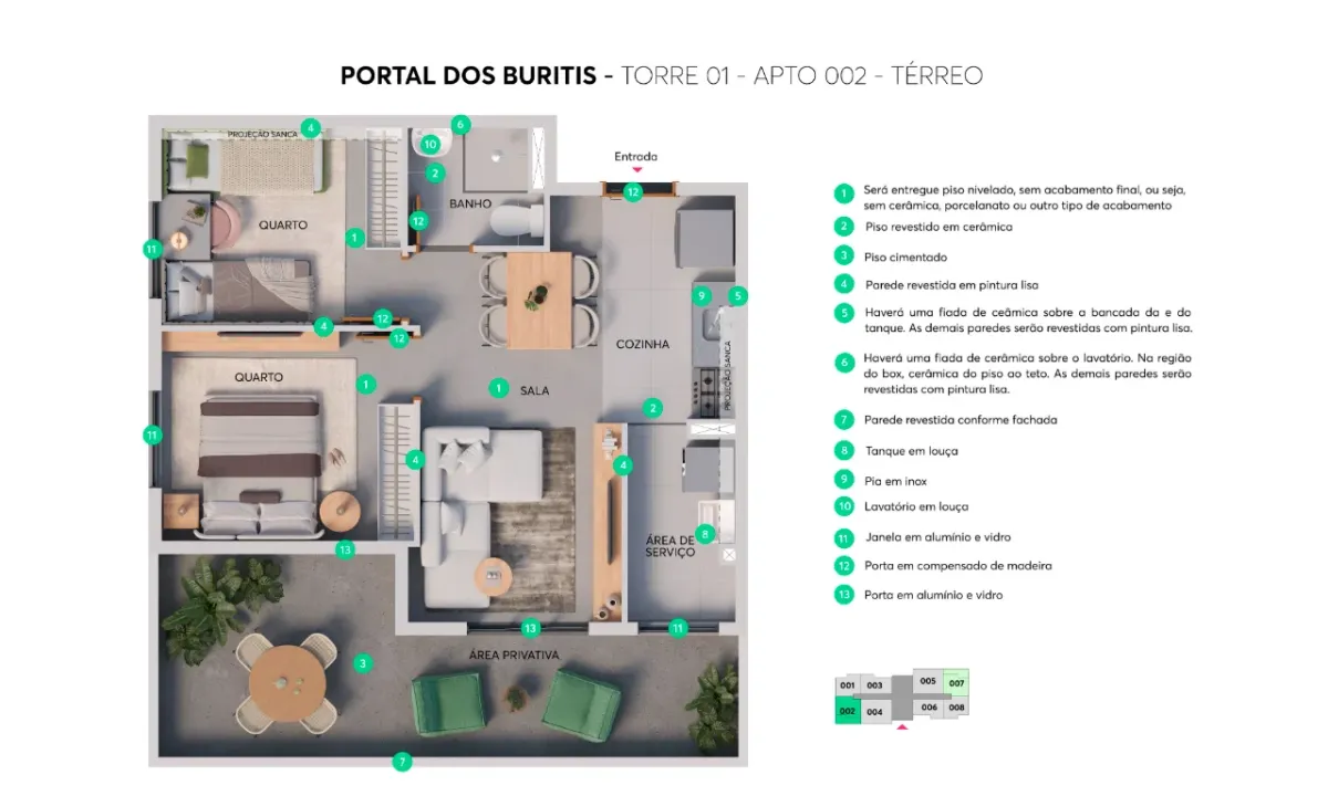 Apartamento Lançamento em Parque Prado, Campinas – PORTAL DOS BURITIS MRV – foto 5